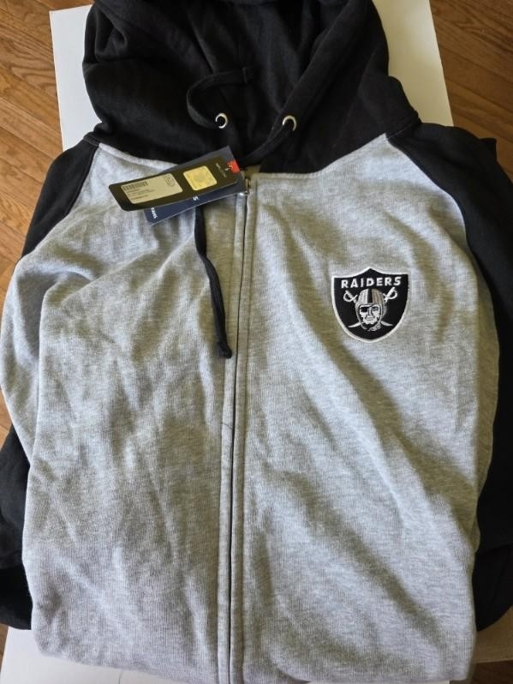 Las Vegas Raiders Fanatics Full-Zip Hoodie Jacket Mens 3X Brand New